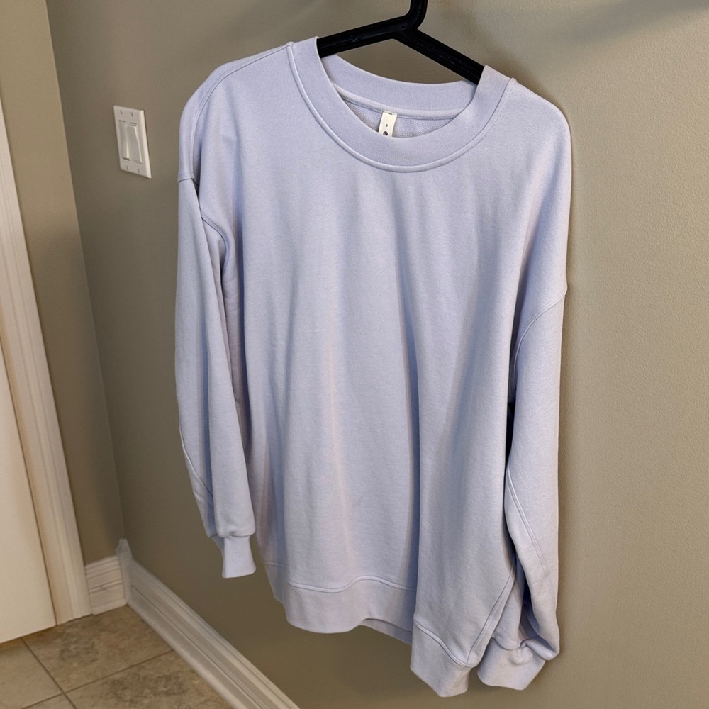 lululemon athletica Light Lavender Crewneck Sweatshirt Size 6